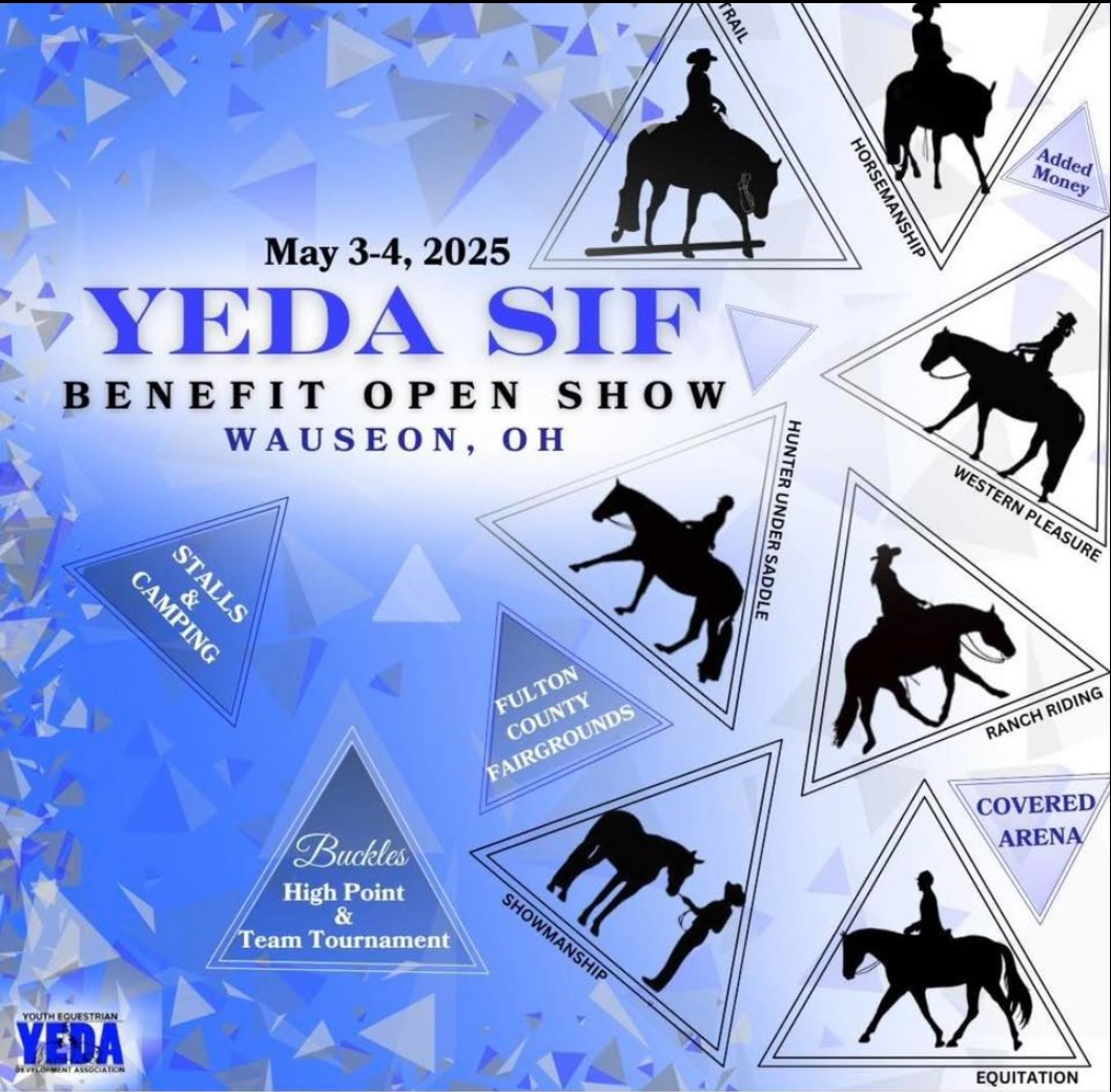 YEDA Benefit OPEN Horse Show, May 2-3, 2025 - View and Order Photos ...