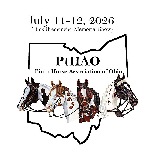 Pinto Horse Assoc of Ohio, Dick Bredemeier Memorial Show, July 11-12, 2026